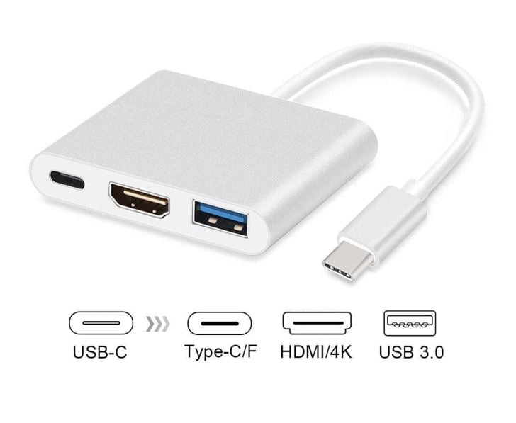8Ware USB Type-C to HDMI Adapter Cable with Type-C Charging Port - Up to 60W 8Ware USB Type-C to HDMI Adapter Cable with Type-C Charging Port - Up to 60W